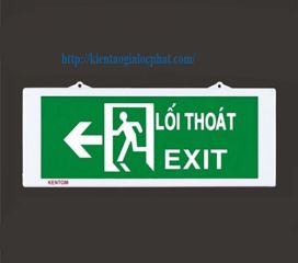 Đèn exit KENTOM 1 mặt chỉ hướng
